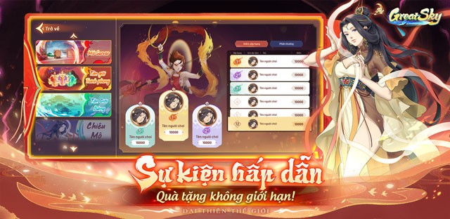 Sự kiện hấp dẫn, quà tặng không giới hạn