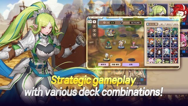 Gameplay chiến lược với nhiều kiểu kết hợp hiệp sĩ khác nhau