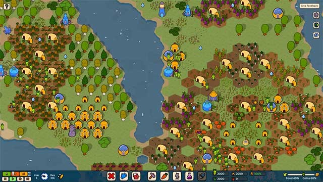 Xây dựng, trang trí và mở rộng khu định cư cho các cư dân thực vật dễ thương