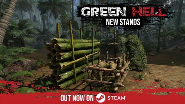 Green Hell bổ sung nhiều loại giá đỡ mới và sửa lỗi