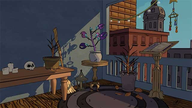 Greenheart Necromancer là game mô phỏng chăm sóc một khu vườn ban công