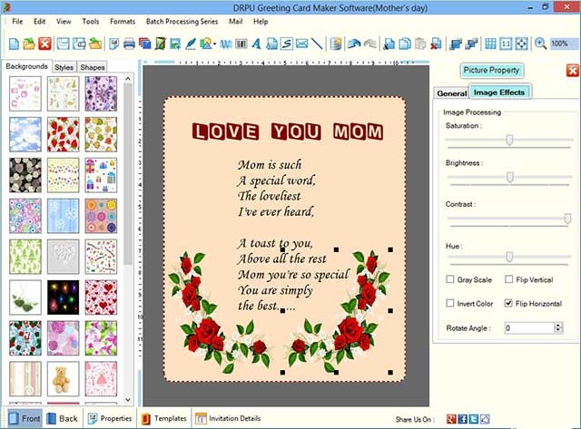 Dễ dàng tạo ra nhiều loại thiệp có nội dung và chủ đề khác nhau