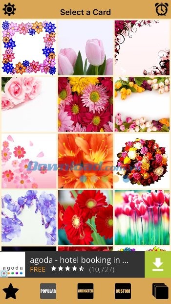 Chọn mẫu thiệp có sẵn