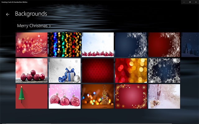 Chọn template tùy theo chủ đề eCard mà bạn cần như sinh nhật, Giáng Sinh, năm mới...