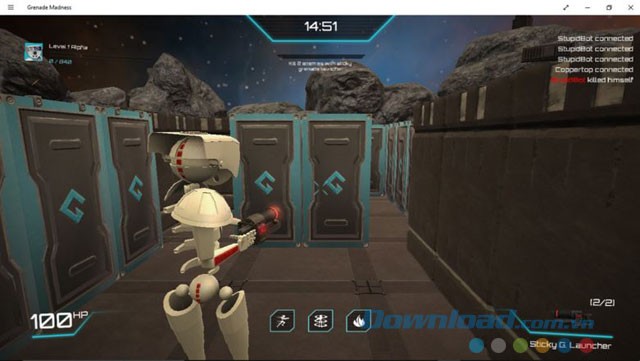 Hình ảnh gameplay của Grenade Madness