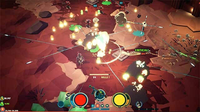 Chiến đấu qua nhiều bố cục hầm ngục và quần xã sinh vật khác nhau