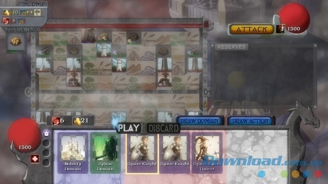 Sử dụng đúng các thẻ bài cần thiết trong game Grid Legion, Storm cho máy tính