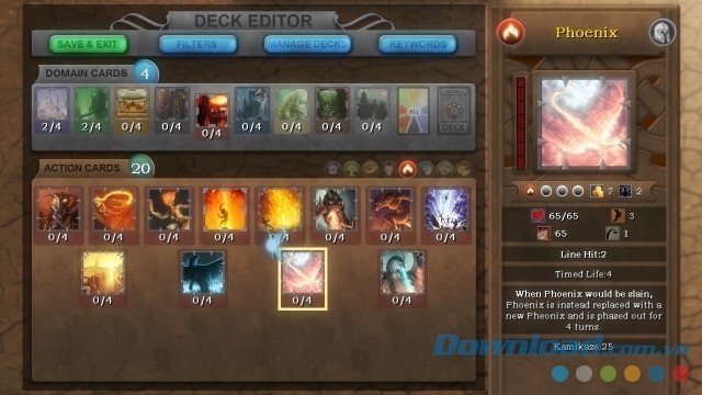 Tùy chỉnh bộ bài trong game thẻ bài Grid Legion, Storm cho máy tính