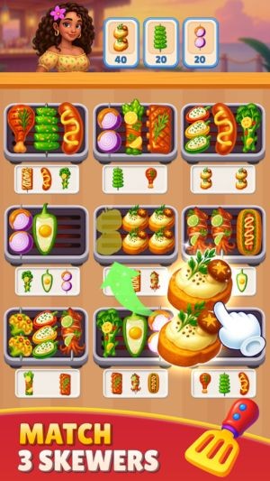 Gameplay sắp xếp nguyên liệu