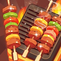 Grill Sort - Food Sort Games: Giải đố xếp đồ xiên nướng gây nghiện