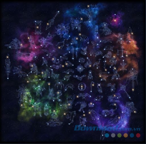 Dùng bản đồ sao để kiếm thêm năng lượng