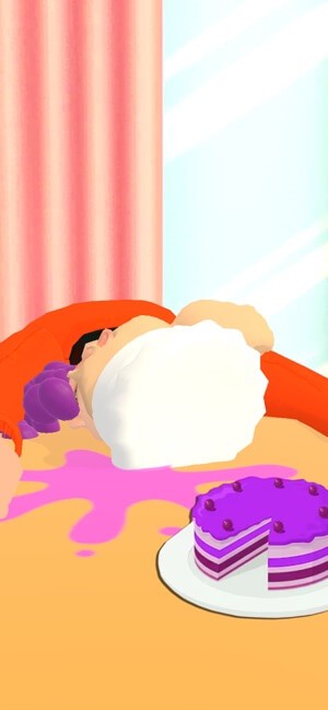 Xem biểu hiện của nhân vật sau khi ăn bánh