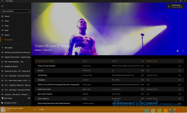 Giao diện đẹp và hiện đại của ứng dụng