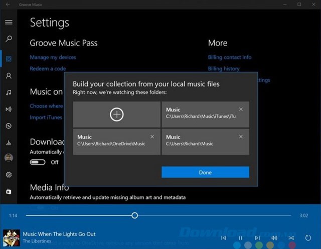 Nghe nhạc từ file trong máy tính