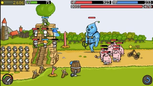 Bố trí quân đội trên các tầng tháp