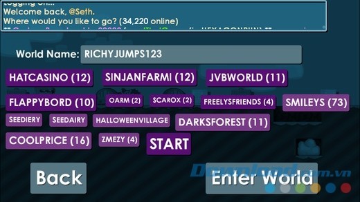 Growtopia cho iOS để người chơi tự do sáng tạo thế giới