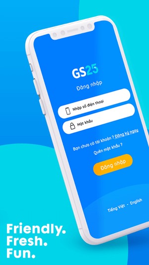 Giao diện đăng nhập