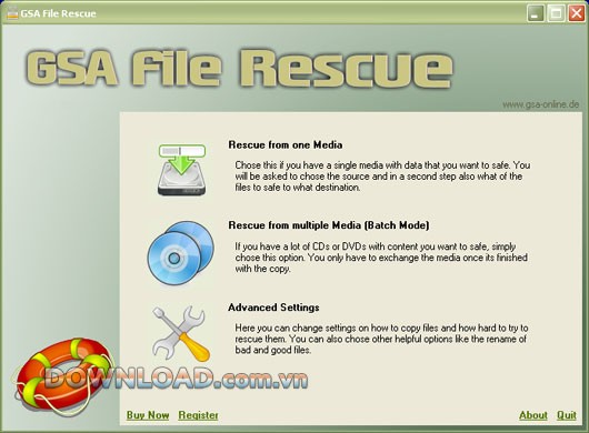 GSA File Rescue