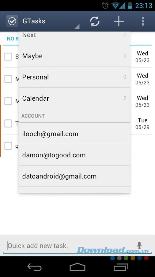 GTasks for Android