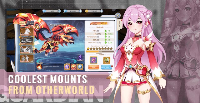 Thu thập những thú cưỡi ngầu nhất khắp thế giới đồng hành cùng bạn trong Guardian: COC