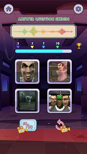 Đoán giọng của quái vật bồn cầu