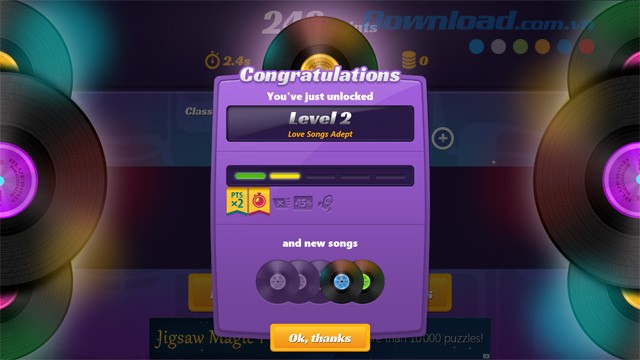 Mở khóa cấp độ 2