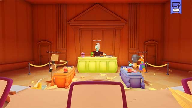 Với tư cách là thẩm phán, game thủ sẽ kiểm soát phòng xử án