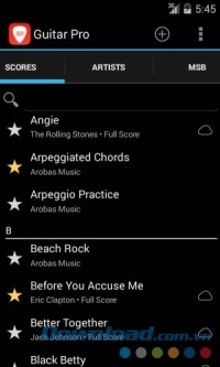 Ứng dụng học đàn Guitar Pro cho Android