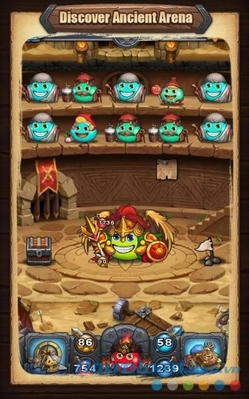 Tham gia khám phá nhiều bản đồ chiến đấu khác nhau trong game