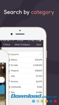 Tìm kiếm theo danh mục