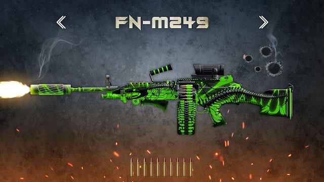 Nhiều súng với các giao diện cực ngầu