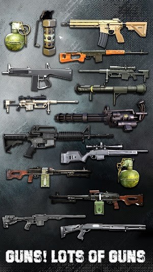 Gun Sound Simulator có vô số khẩu súng cho bạn khám phá, lựa chọn sử dụng