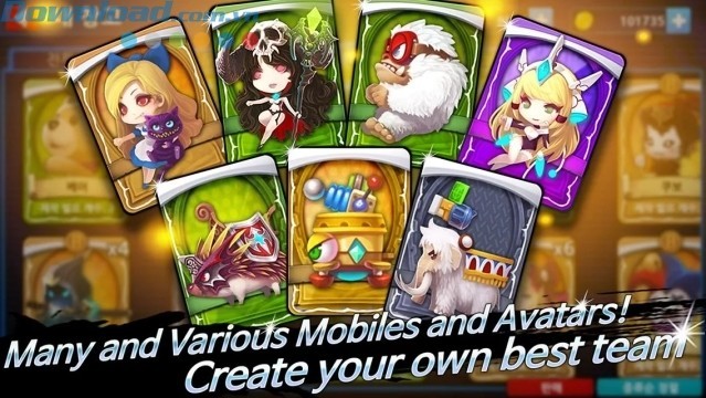 Vô số Avatar cho người chơi thu thập