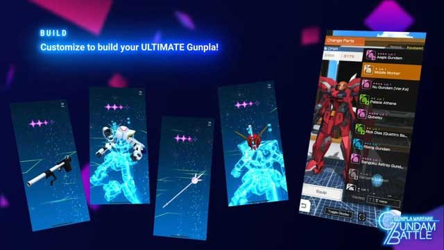 Chế tạo một người máy Gundam của riêng bạn và tranh tài trong Giải đấu Gunpla Battle Tournament
