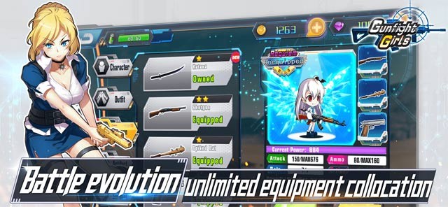 Trang bị vũ khí và nâng cấp nhân vật