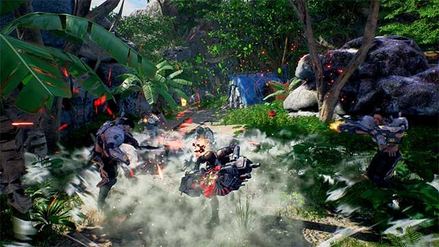 Trải nghiệm những màn bắn súng kịch tính kết hợp với gameplay võ thuật tầm gần