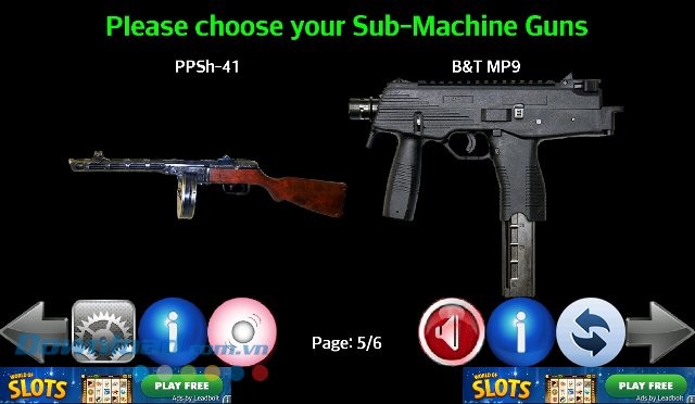 Guns for Android - game mô phỏng bắn súng