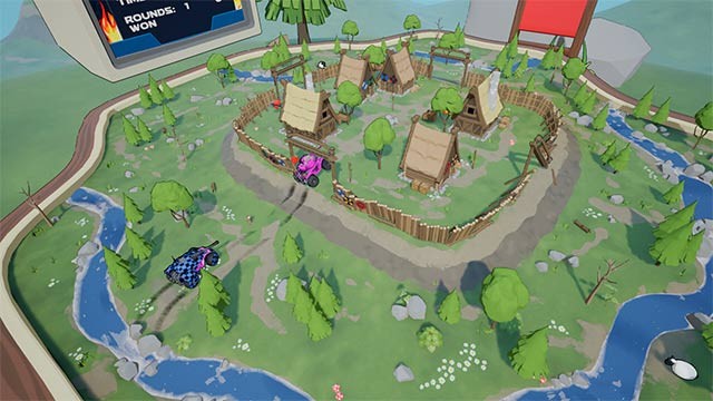 Kết hợp giữa tốc độ với sức mạnh xe tăng trong cuộc chiến Guns N Wheels