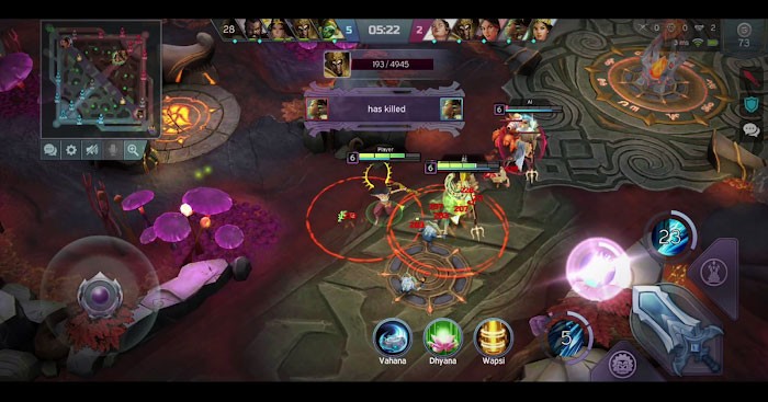 GuruDharma – Age of Bravery cho bạn tham gia vào các trận chiến 5v5 hoành tráng