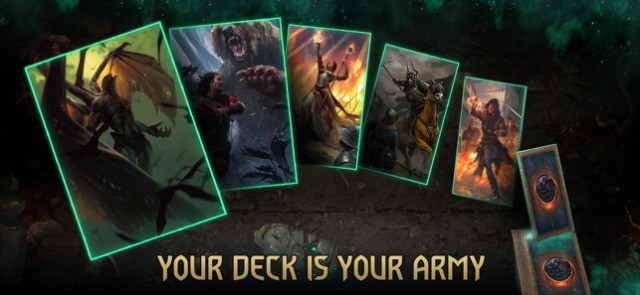 Tham gia GWENT: The Witcher Card Game và xây dựng bộ bài gồm toàn thợ săn quái vật mạnh mẽ