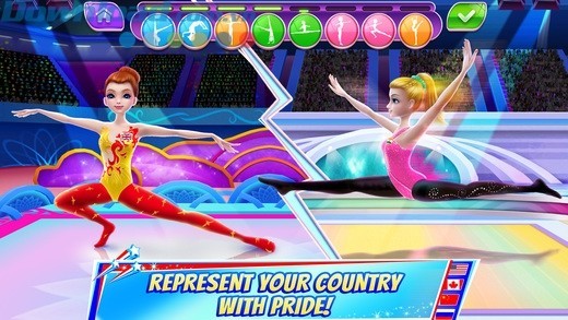 Tập luyện thật chăm chỉ để trở thành vận động viên thể dục siêu sao