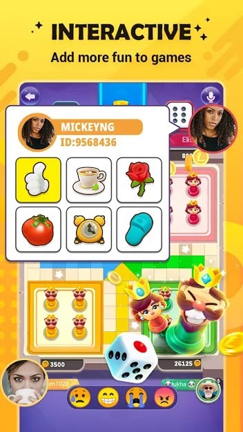 Tương tác mạnh mẽ trên cộng đồng Hago