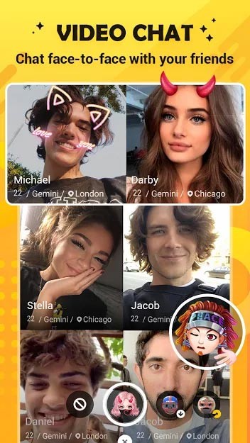 Video chat cực vui trên Hago