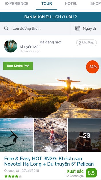 Ứng dụng mạng xã hội du lịch Hahalolo