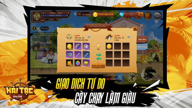 Hệ thống giao dịch tự do, thoải mái cày cuốc