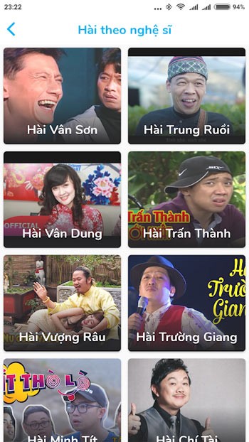 Hài theo nghệ sĩ