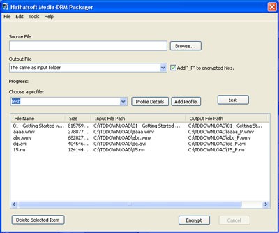 Haihaisoft DRM-X Audio/Video Packager