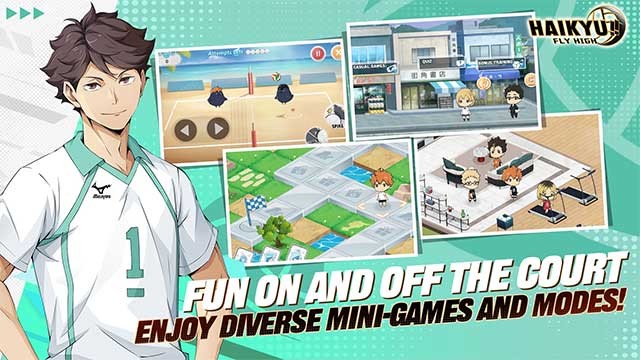 Nhiều mini game và chế độ chơi hấp dẫn