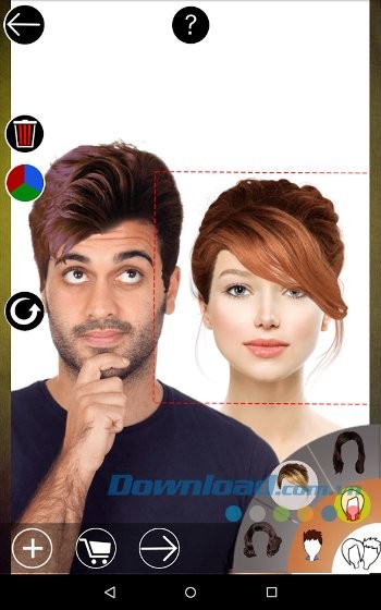 Dễ dàng thay đổi kiểu tóc với Hair Style Changer