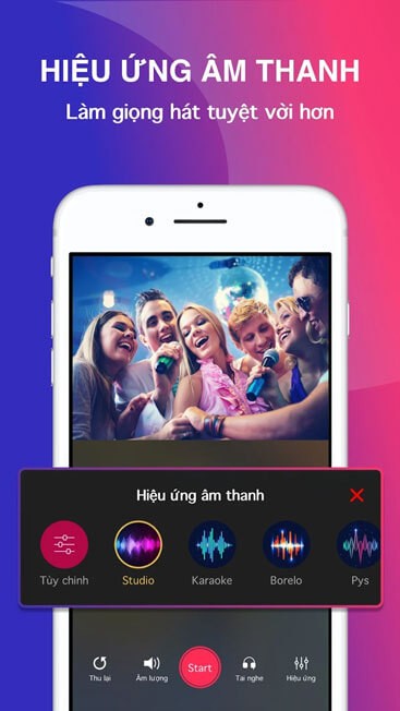 Hiệu ứng âm thanh hay như phòng thu
